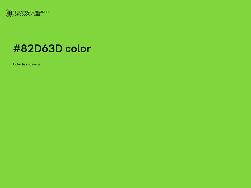 #82D63D color image