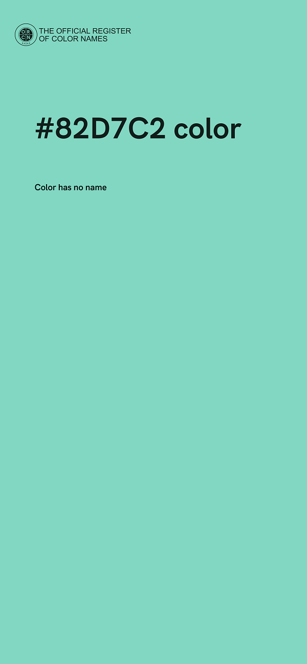 #82D7C2 color image