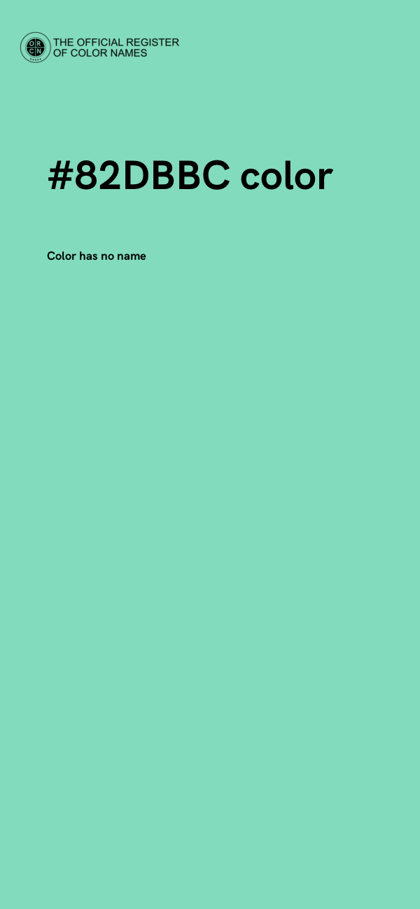 #82DBBC color image