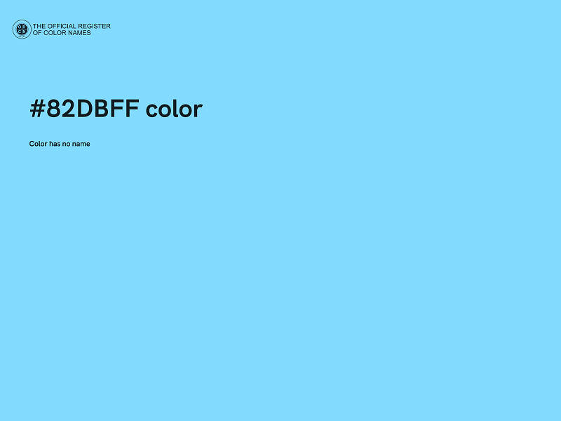 #82DBFF color image