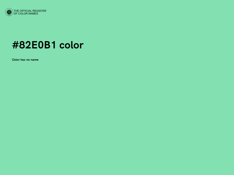 #82E0B1 color image