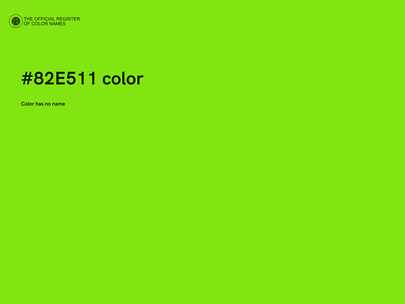 #82E511 color image