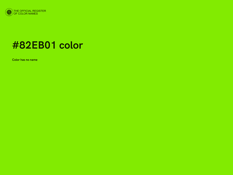 #82EB01 color image