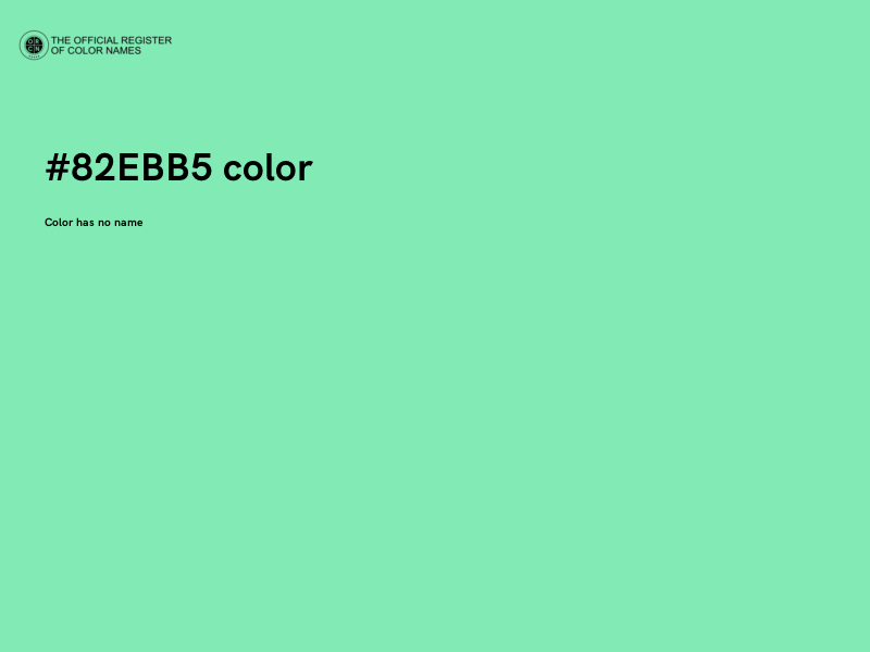 #82EBB5 color image