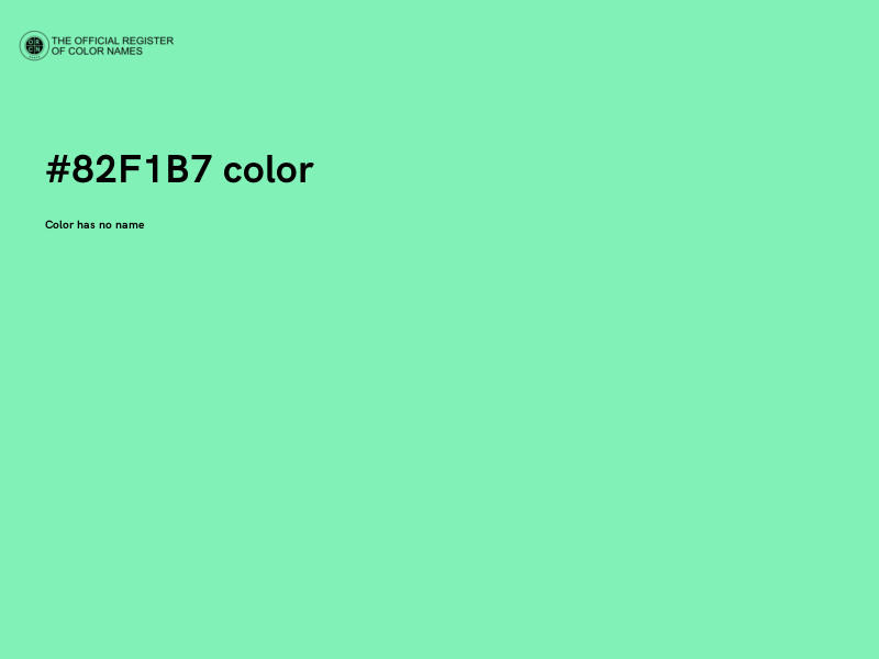 #82F1B7 color image