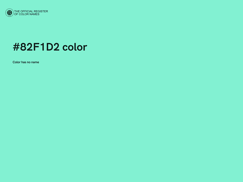 #82F1D2 color image