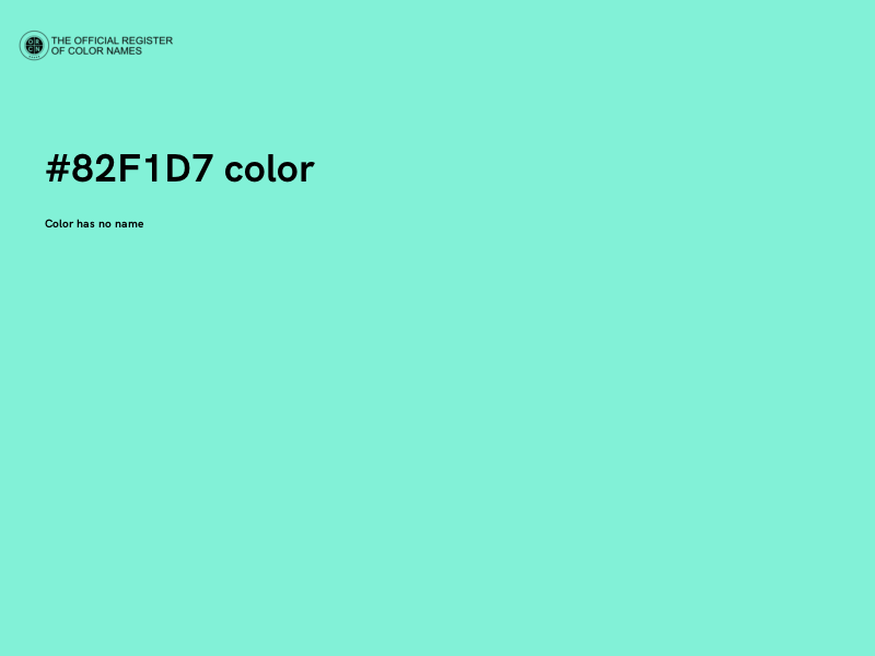 #82F1D7 color image