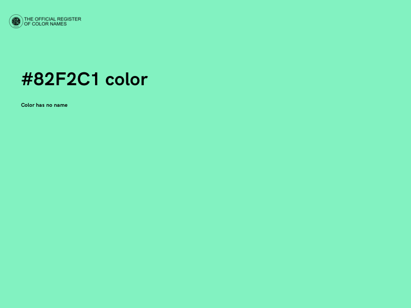 #82F2C1 color image
