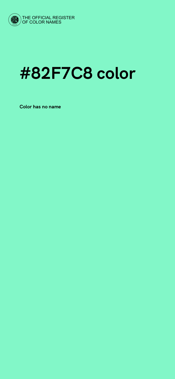 #82F7C8 color image