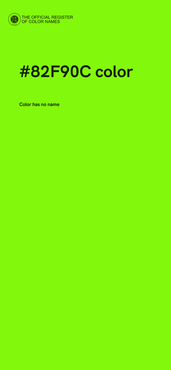 #82F90C color image