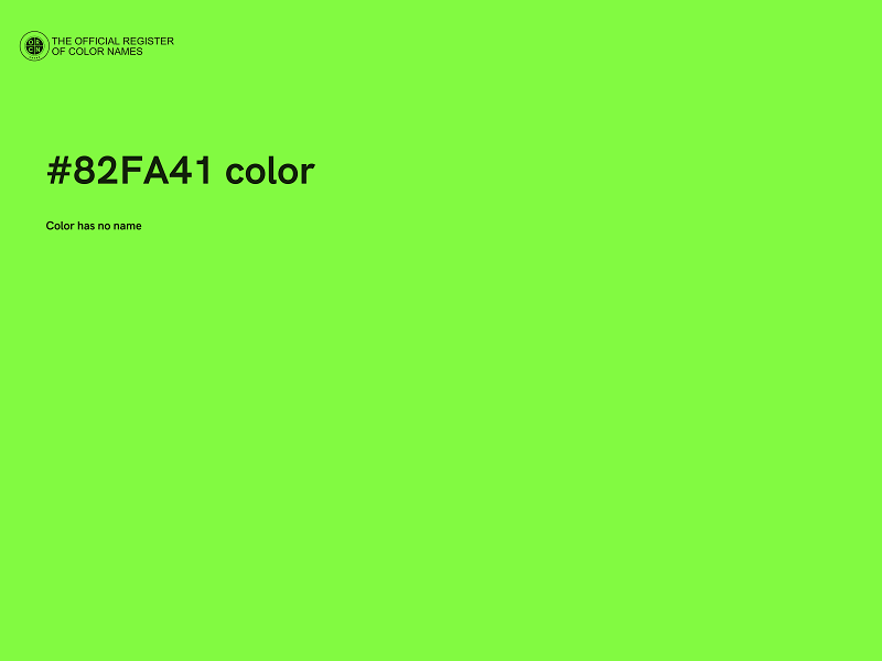 #82FA41 color image