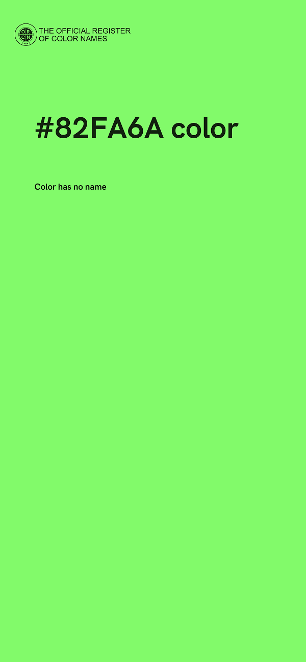 #82FA6A color image