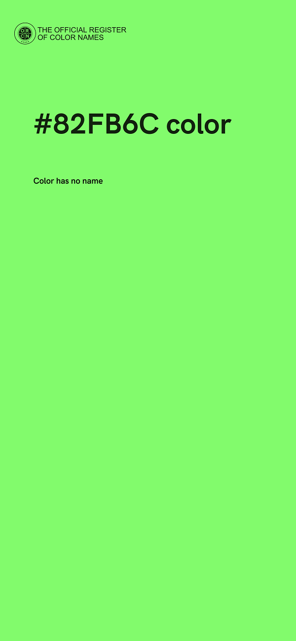 #82FB6C color image