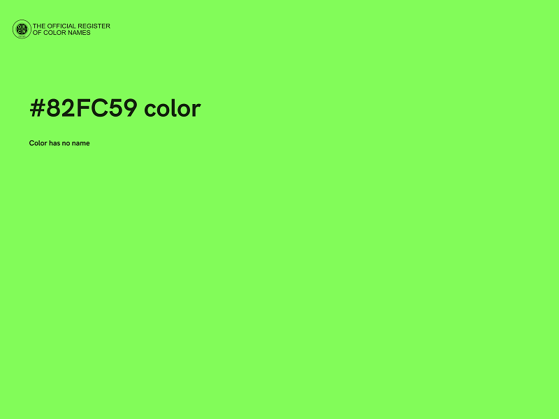 #82FC59 color image