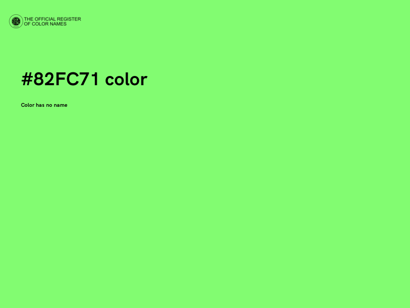 #82FC71 color image