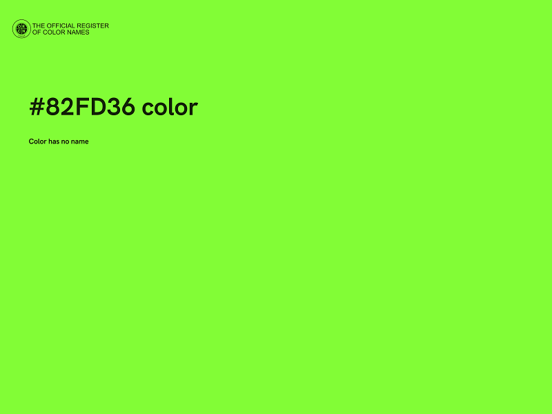 #82FD36 color image