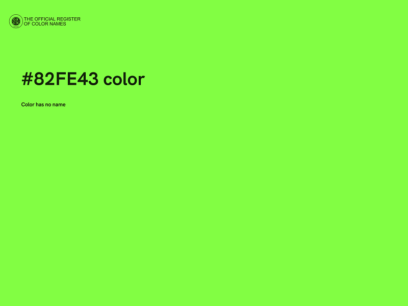 #82FE43 color image