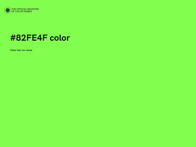 #82FE4F color image