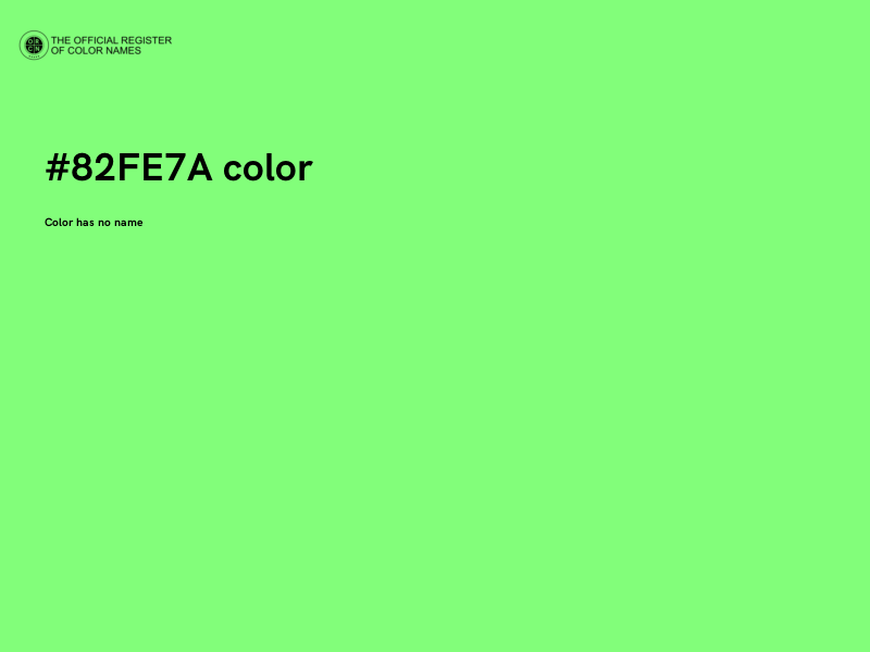 #82FE7A color image