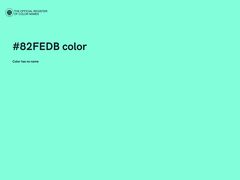 #82FEDB color image