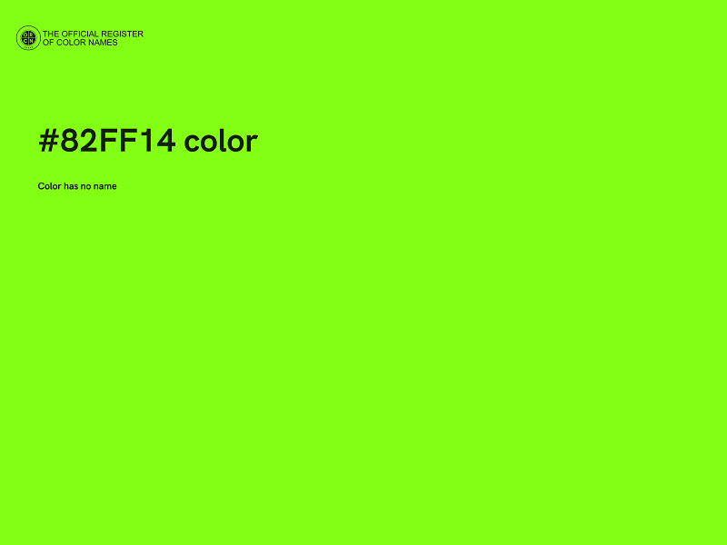 #82FF14 color image