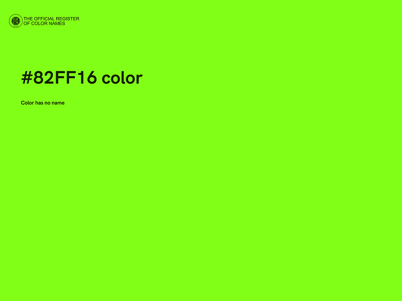 #82FF16 color image