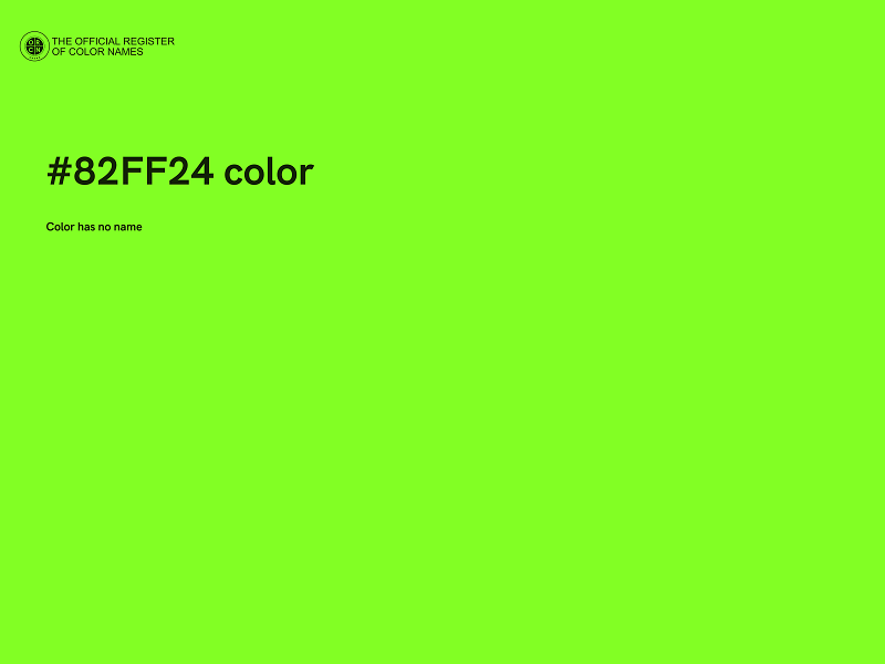 #82FF24 color image