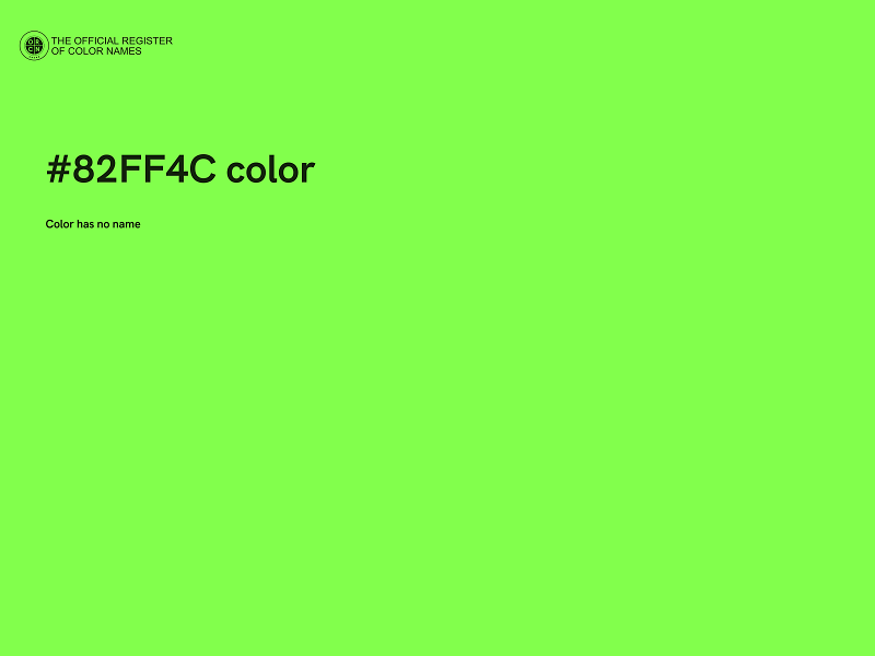 #82FF4C color image