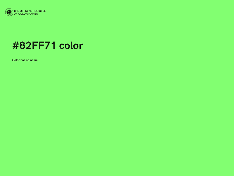 #82FF71 color image