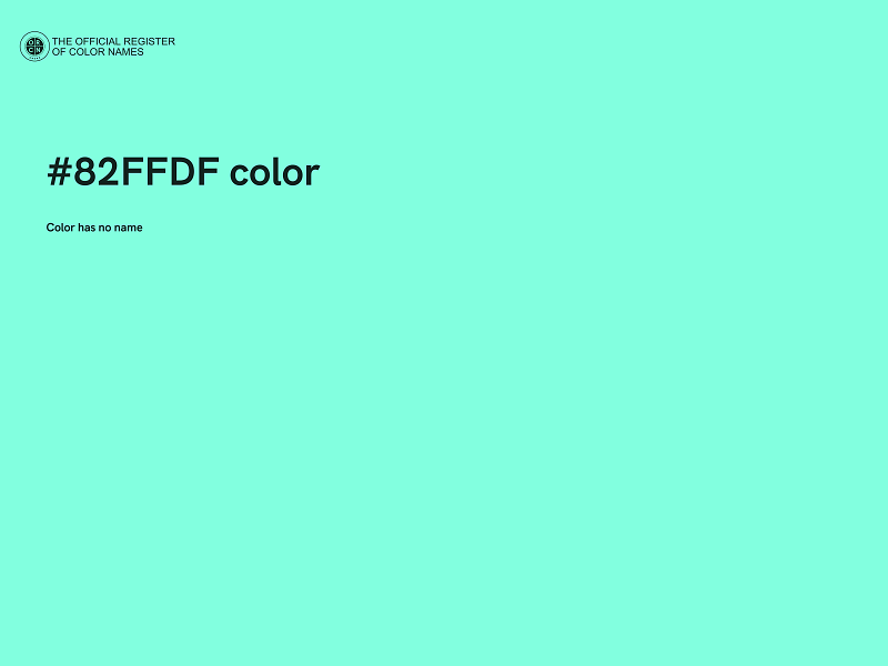 #82FFDF color image