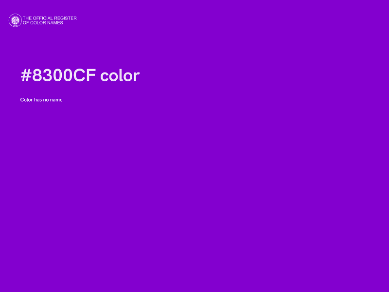 #8300CF color image