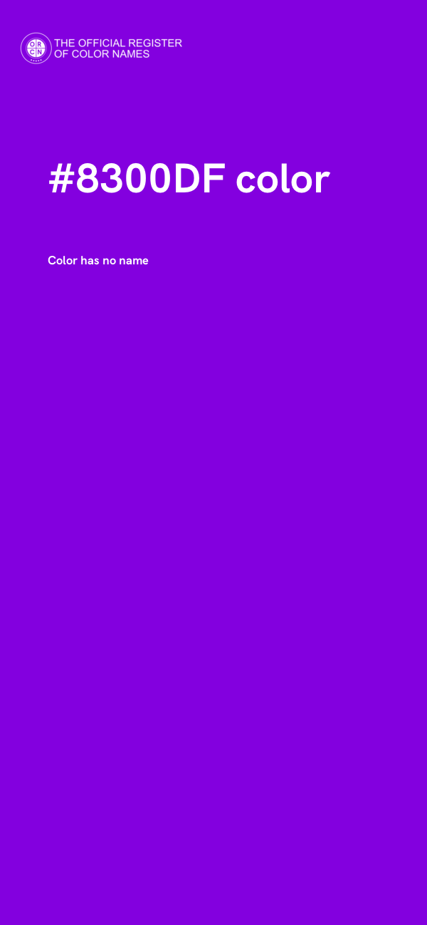 #8300DF color image