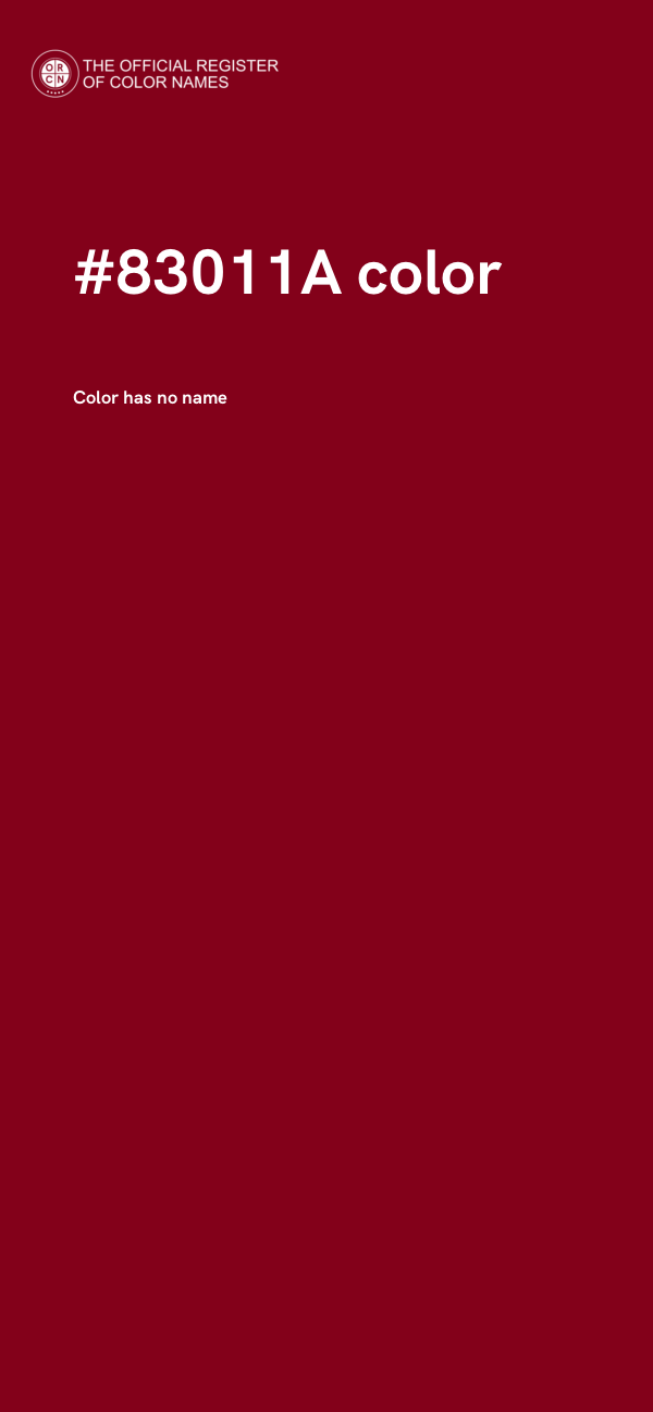 #83011A color image