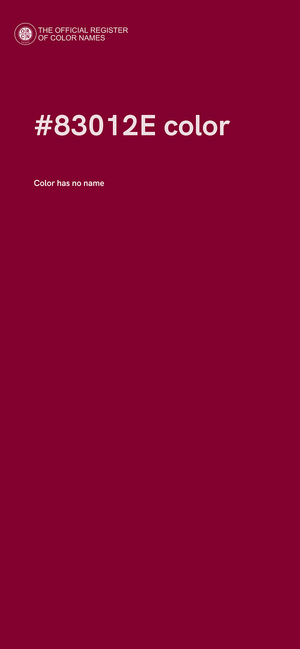 #83012E color image