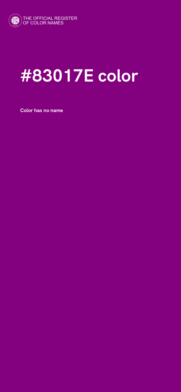 #83017E color image