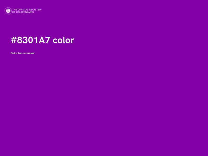 #8301A7 color image
