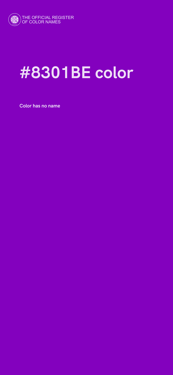 #8301BE color image