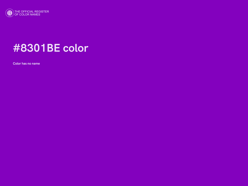 #8301BE color image