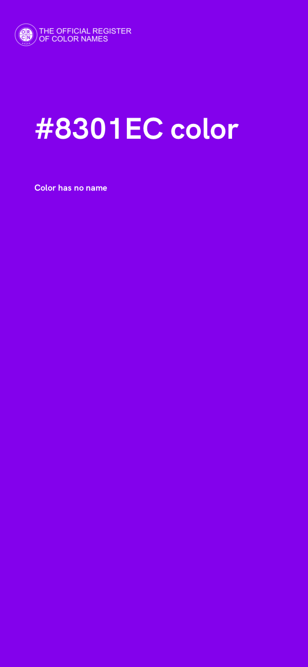 #8301EC color image