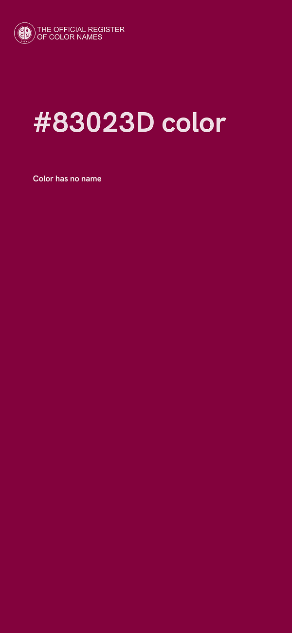#83023D color image