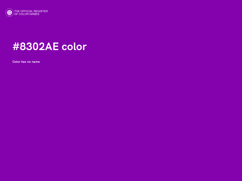 #8302AE color image