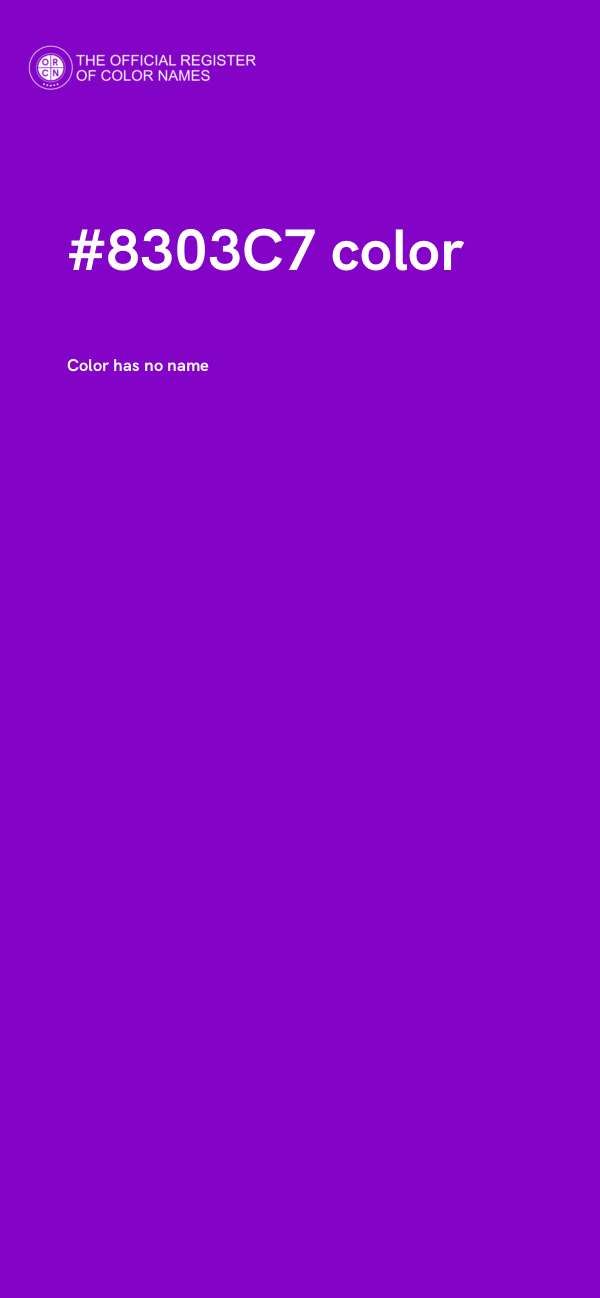 #8303C7 color image