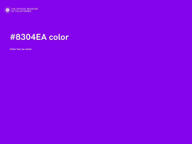 #8304EA color image