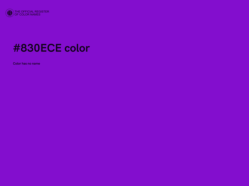 #830ECE color image