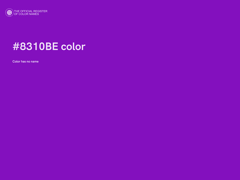 #8310BE color image