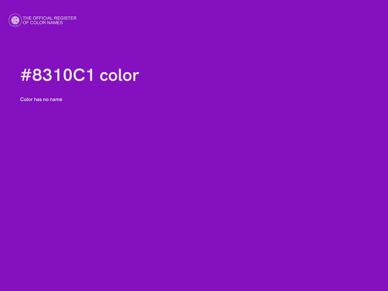 #8310C1 color image
