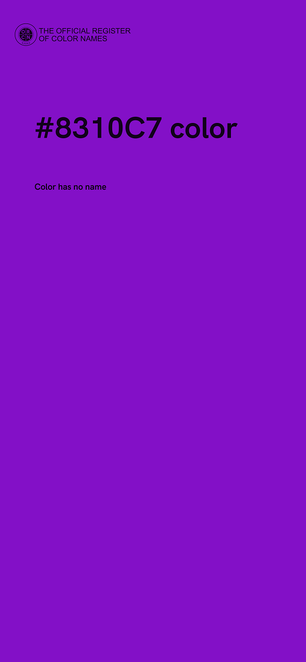 #8310C7 color image