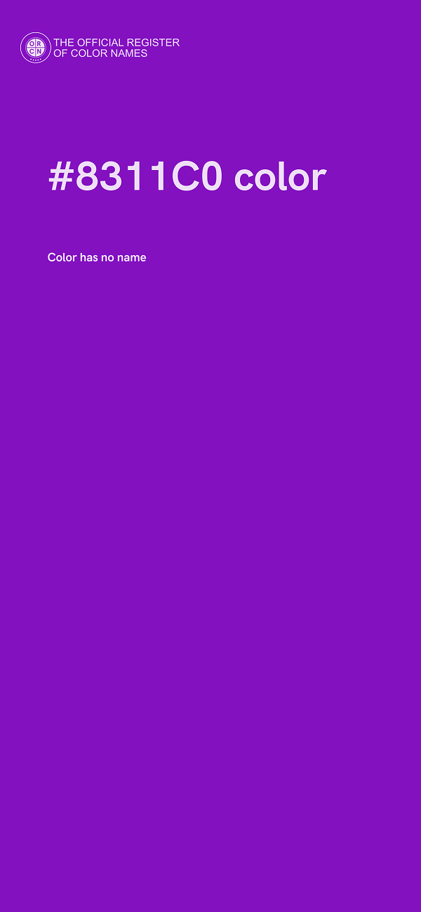 #8311C0 color image