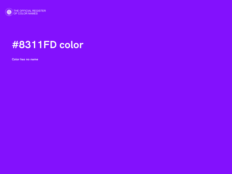#8311FD color image