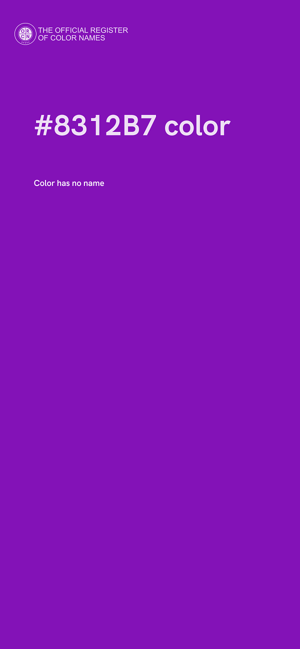 #8312B7 color image